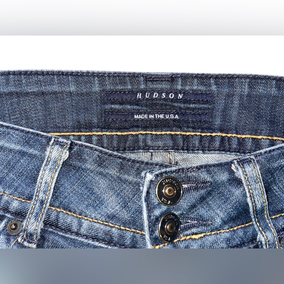 Hudson Jeans Women's Cropped Flare in Deep Blue - Picture 4 of 6